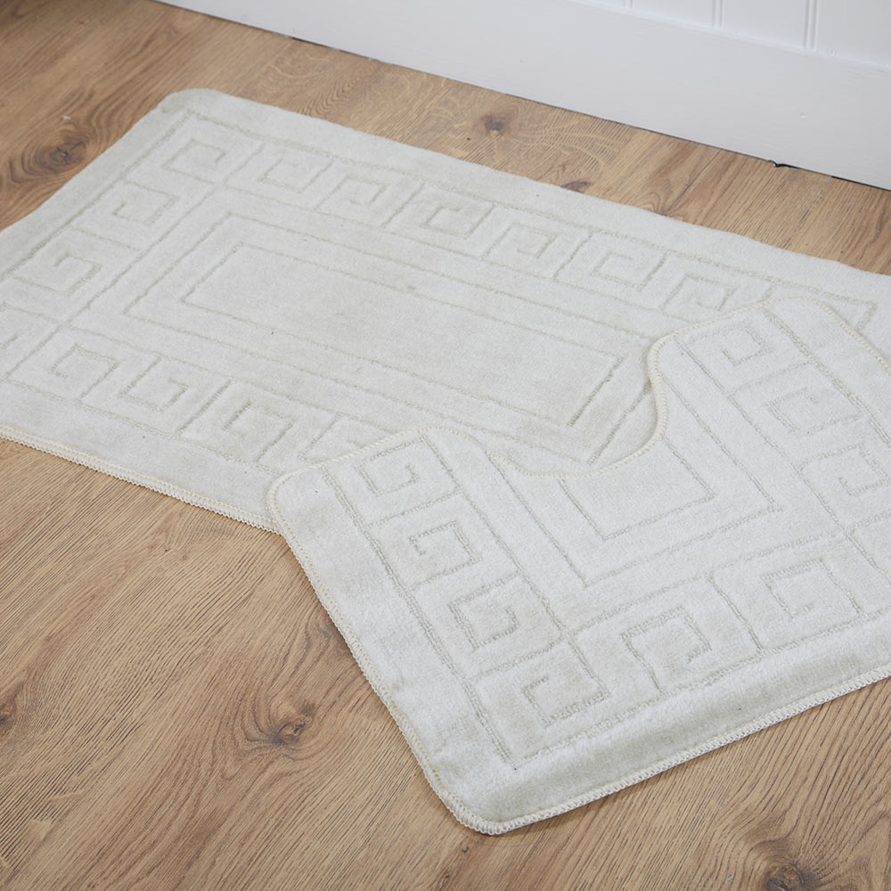 2 Piece Bathroom Mat Set Easylife