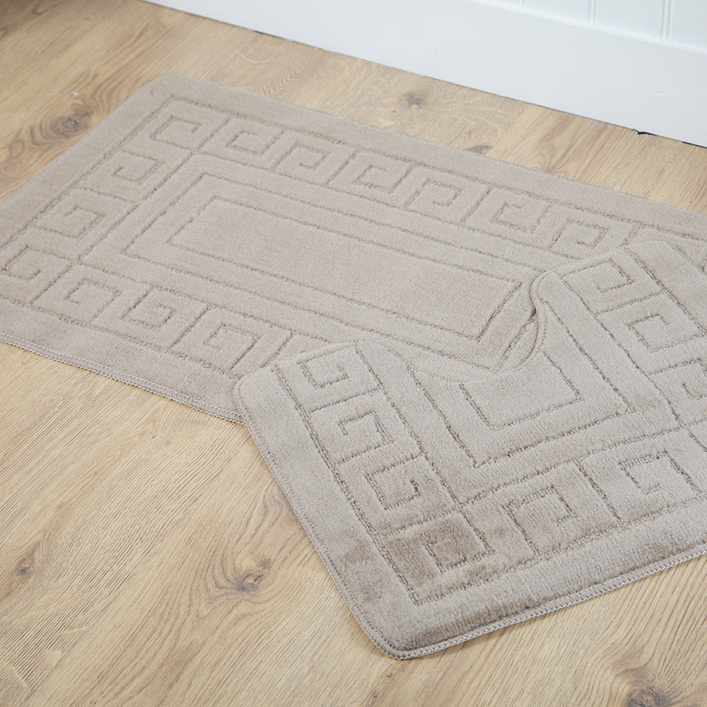 2 Piece Bathroom Mat Set Easylife