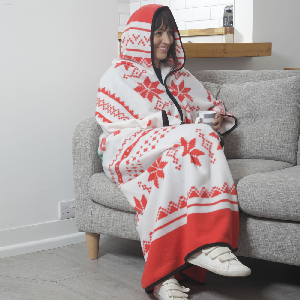 ZipUp Polar Fleece Cosy Robe Easylife