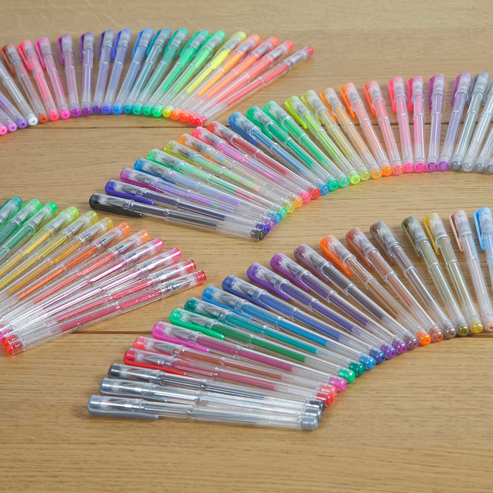 Coloured Gel Pens (Pack of 100) Good Ideas