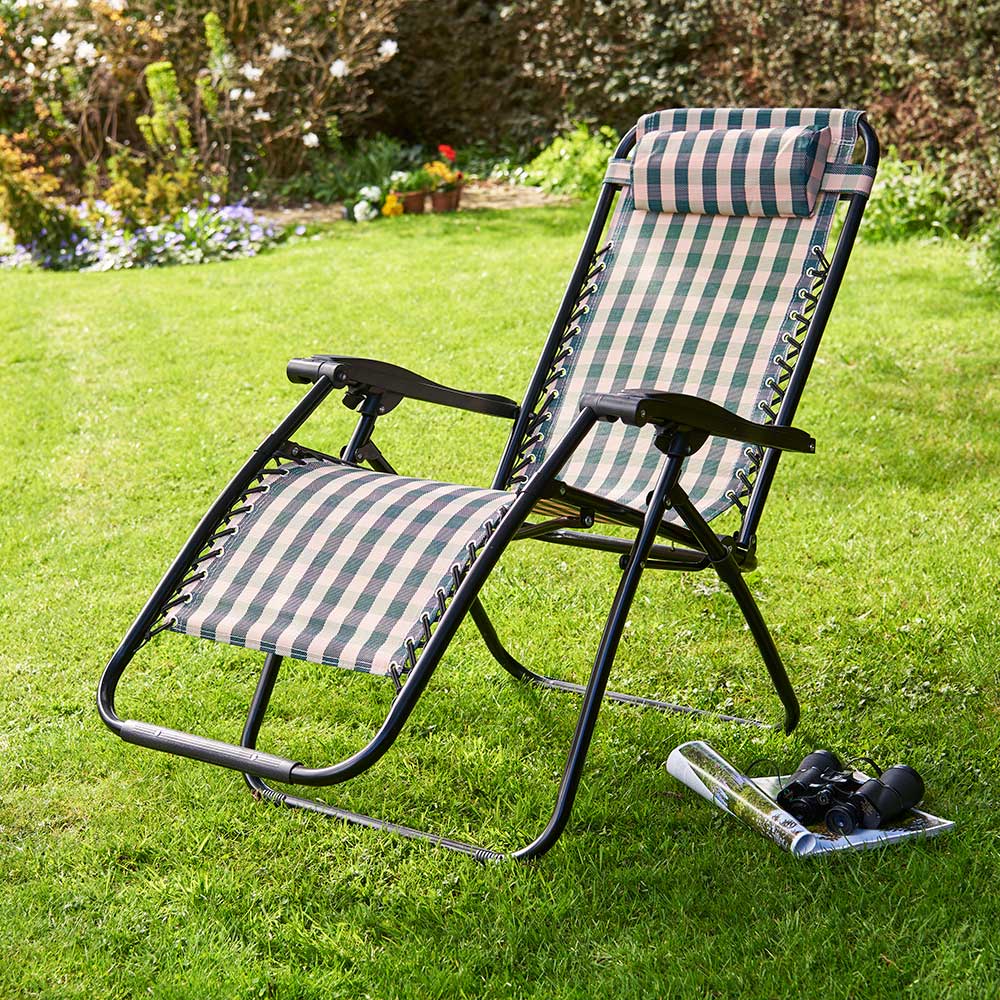 Zero Gravity Garden Recliner (with Sunshade + Drink Holder) Easylife