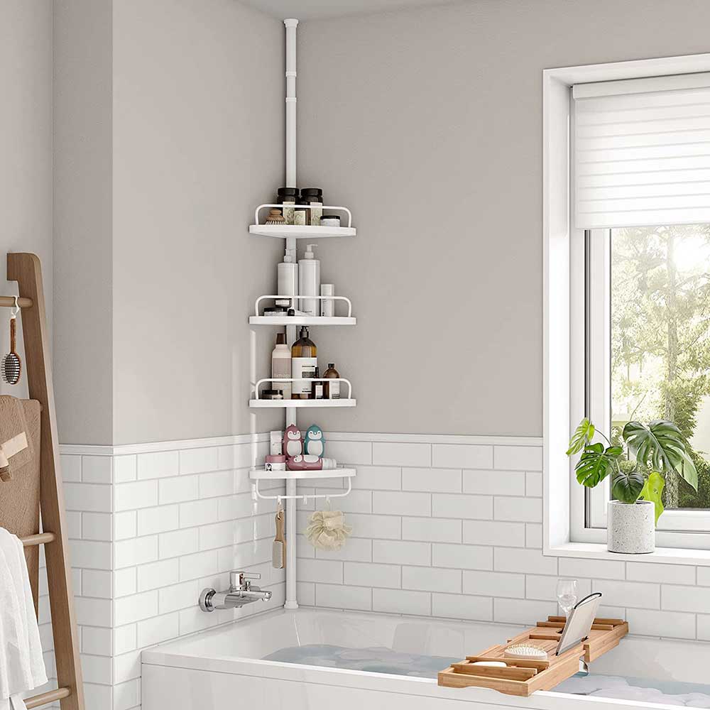 Adjustable Bathroom Corner Shelf Easylife