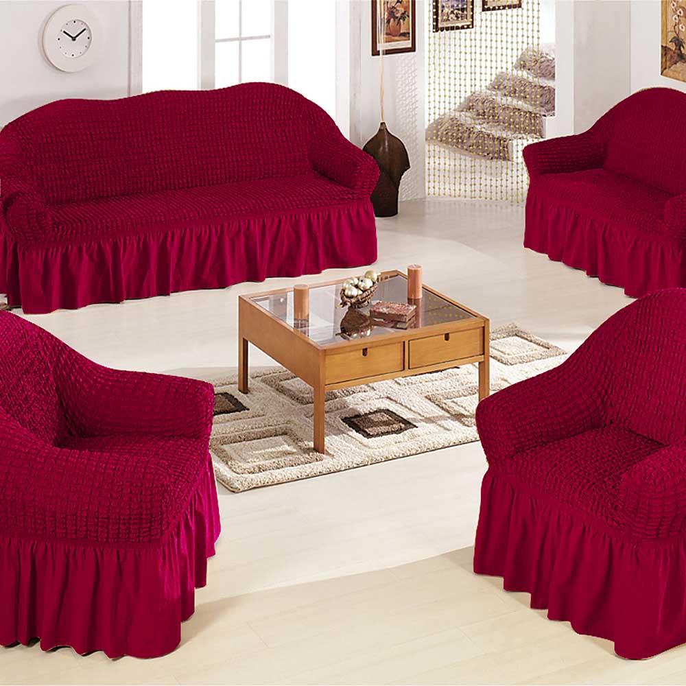 StretchToFit Furniture Covers With Valance Easylife