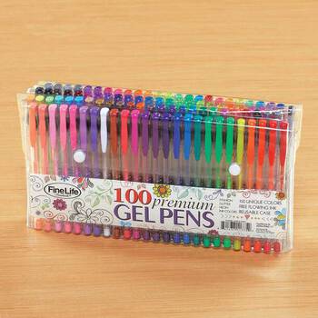 Coloured Gel Pens (Pack of 100)