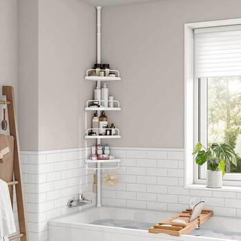 Adjustable Bathroom Corner Shelf