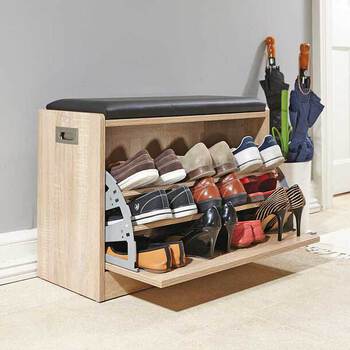 Deluxe Shoe Ottoman Bench