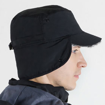 Faux Fur Hunters` Cap