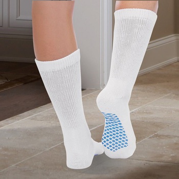 Diabetic Slipper Socks With Gripper Sole