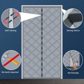 Thermal Magnetic Door Curtain