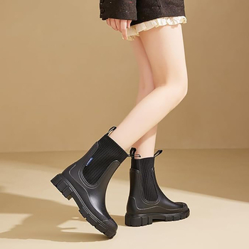 Chunky Platform Rain Boots (Pair)